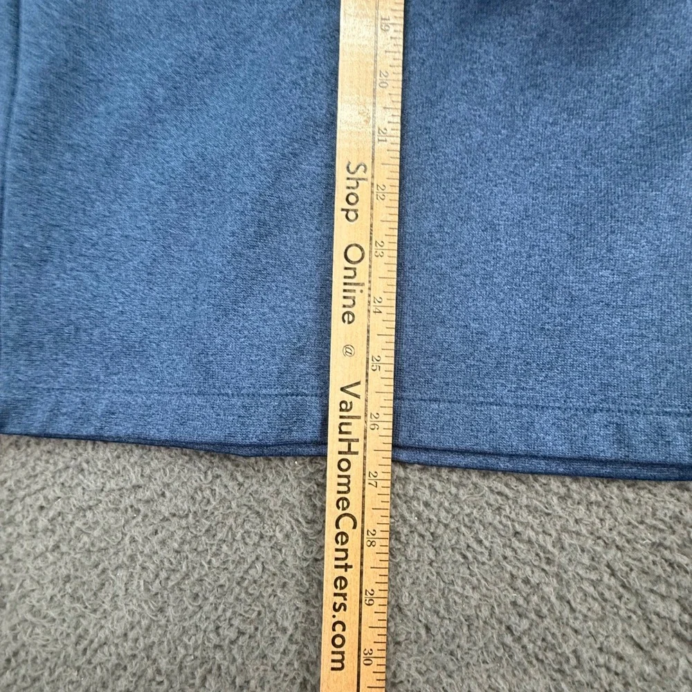 The North Face 1/4 Zip Pullover Mens Large Blue‎ Heathered Fleece CUG0 FA16 T164
